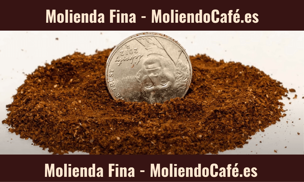 Molienda de cafe Fina