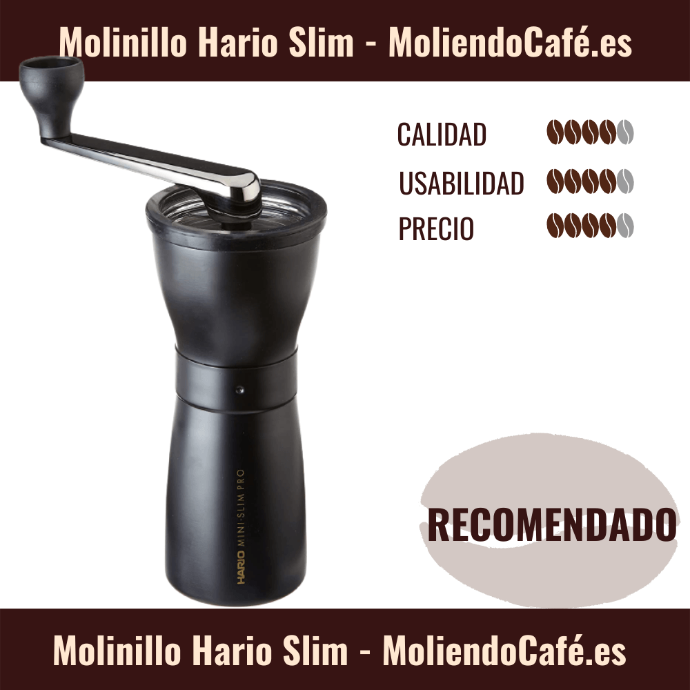 Molinillo Hario Slim - MoliendoCafé.es